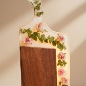 Resin Serving Board - Floral Romance