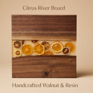 Resin Serving Board - Citrus River Board